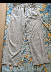 Blue &amp; Black Minimal Straight Jeans For Girls