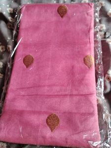 Pink Banarasi Style Saree