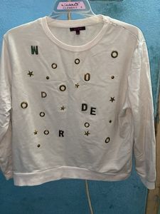 White Embellished Top