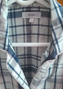 Casual Blue &amp; Pink Checkered Shirt – Lightweight