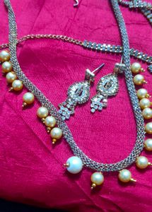 Vintage Pearl & Rhinestone Jewelry 8 Combo Set