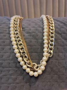 Triple Layer Pearl Necklace
