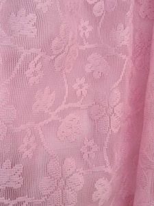 Pink Lace Ruffle Dress