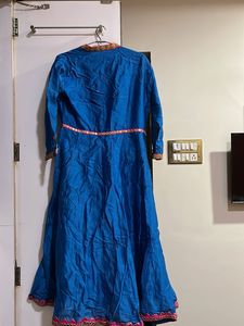 Elegant Blue Embroidered Kurta