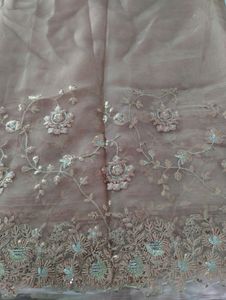 Embroidered Organza Saree