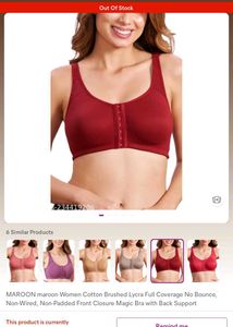 Maroon Bra pack of 3