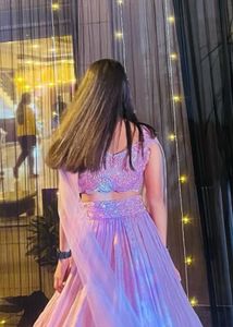 Elegant Pink Lehenga Choli Set