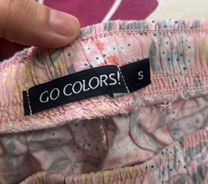 Go Colours Floral Print Pants