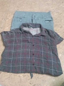 Jeans Pant With Free Top