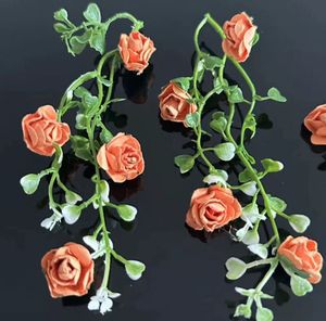 Miniature Orange Rose Bunches 🧡