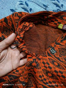 Patterned Knit warm Dress for winter