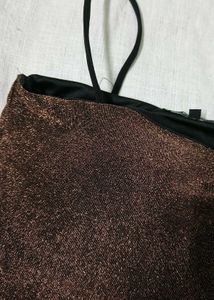 Glitter brown top party