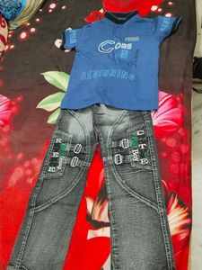 Baby Boy Jeens And Tshirt..Set