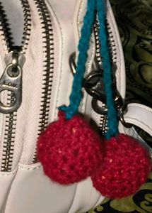 crochet bag charm