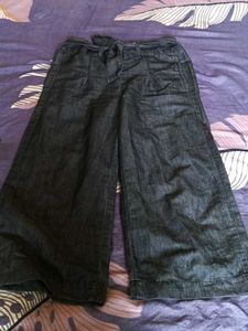 Wide Leg Denim Pants