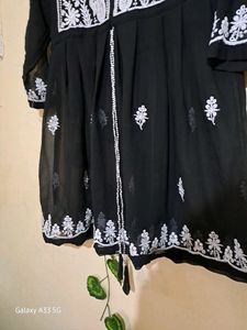 Black Beautiful indo Western Top