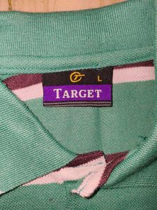 Striped Green Polo Shirt