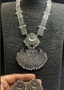 Oxidized Silver Jewelry Set