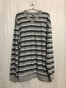 New Men Grey Long Sleeve T Shirt