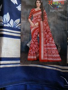 Navy Blue 💙 Art Silk Saree