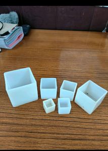 5 pieces resin mould of different sizes