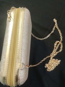 Sparkly Silver Clutch Purse