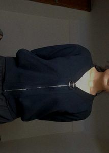 Black Zipper Sweater