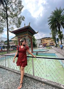 Tokyo Talkies Women Wrap Brown Orange Dress