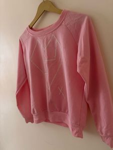 Cute Pink Graphic Sweatshirt