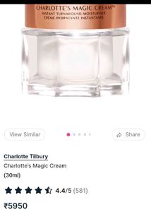 Charlotte&#39;s Magic Cream Moisturizer, Authentic