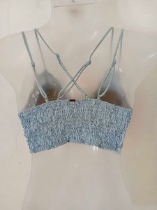 Lace Bralette - Light Blue