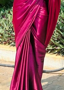 Satin Saree