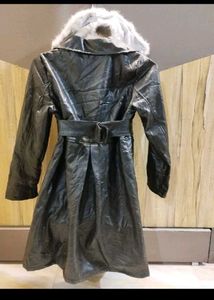Vintage Faux Leather Coat