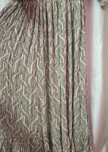 Patterned Midi Dress