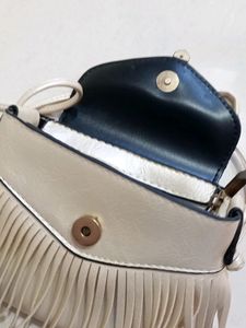 Cute Aesthetic Off White Sling Bags For Women