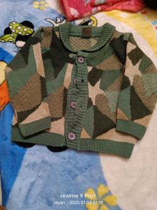 Army Print Sweater