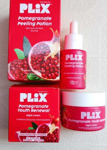Plix AHA bHA Peeling Solution And Night Cream