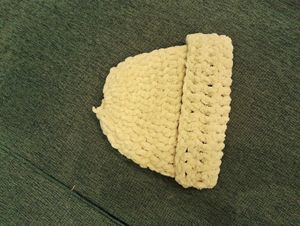 Knitted Velvet Cap