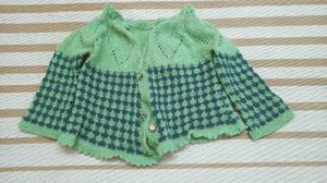 🧶 Kids Woolen Sweaters – Pink & Green (0–2 Years)