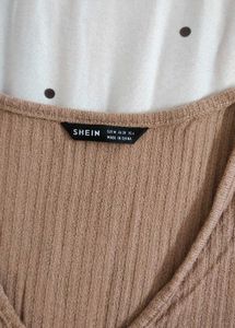 Cute Brown Crop Top Bust 32