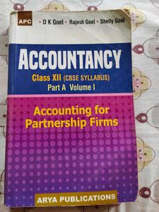 D.K. Goel Accountancy Class 12 – Volume 1
