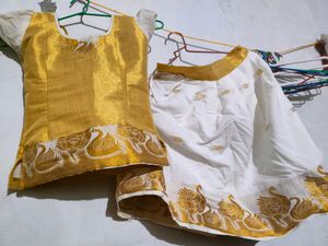 Tradtional Kerala Dress Long Skirt And Blouse