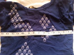 Dark Blue Kurta