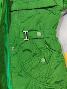 brand new Green Hooded Jacket upto 9 years