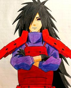 Anime Drawing Of Madara Uchiha