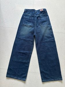 Wide Leg Jeans //BAGGY WASHED