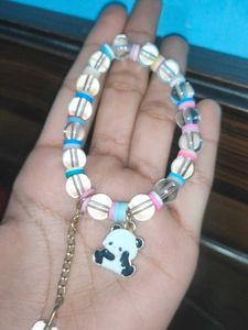 Cute Panda Charm Beaded Bracelet