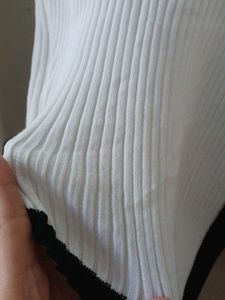 Elegant White Knit Top