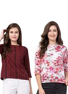 Stylish Women's Tops - Set of 2