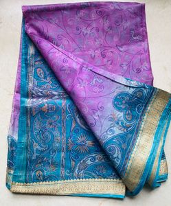 Combo Of Semi Tissue Silk Saree